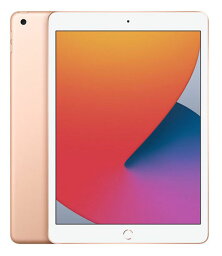 【中古】【安心保証】 iPad 10.2インチ 第8世代[32GB] セルラー au ゴールド