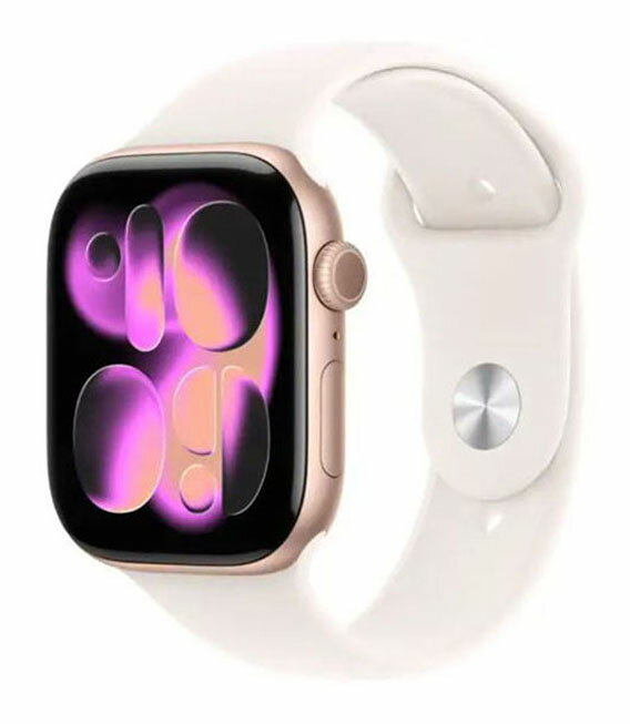 樂天商城 - 【中古】【安心保証】 Series11[46mm/GPS]アルミ ローズゴールド Apple Watch