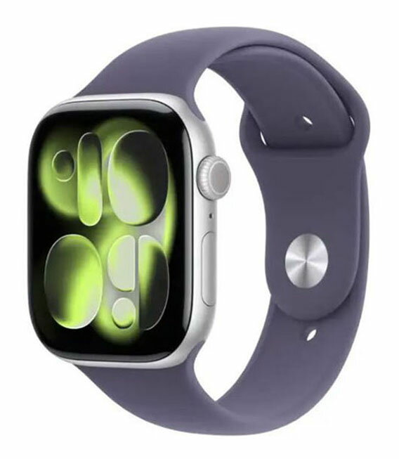 Rakuten - 【中古】【安心保証】 Series11[46mm/セルラー]アルミ シルバー Apple Watch