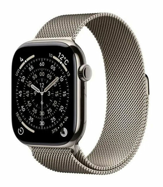 Rakuten - 【中古】【安心保証】 Series11[46mm/セルラー]チタン ナチュラル Apple Watch