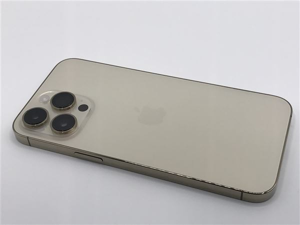 【中古】【安心保証】 iPhone14 Pro Max[512GB] SIMフリー ゴールド