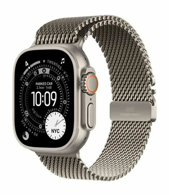 【中古】【安心保証】 Ultra3[49mm/セルラー]チタン ナチュラル Apple Watch
