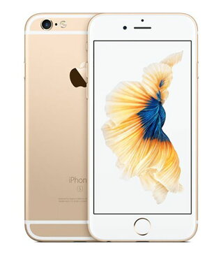 【中古】【安心保証】 SoftBank iPhone6s[64G] ゴールド SIMロック解除済