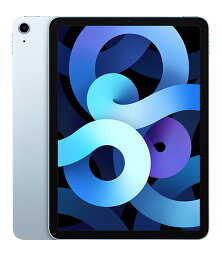 【中古】【安心保証】 iPadAir 10.9インチ 第4世代[64GB] セルラー au スカイブルー