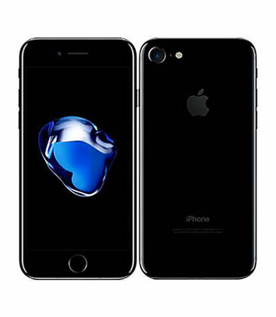 【中古】【安心保証】 docomo iPhone7[32G] ジェットブラック SIMロック解除済