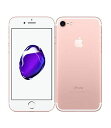 【中古】【安心保証】 iPhone7[256GB] SIMロック解除 docomo ローズゴールド