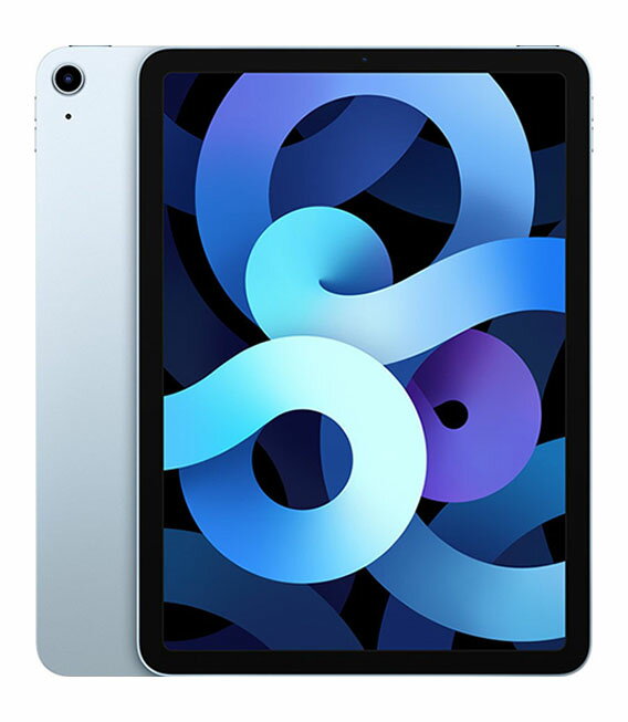 【中古】【安心保証】 iPadAir 10.9インチ 第4世代[64GB] セルラー SIMフリー スカイブルー