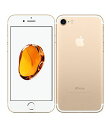 【中古】【安心保証】 iPhone7[32GB] SIMロック解除 SB/YM ゴールド