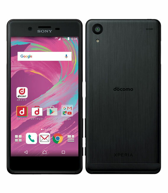 【中古】【安心保証】 Xperia X Performance SO-04H 32GB docomo グラファイトブラック