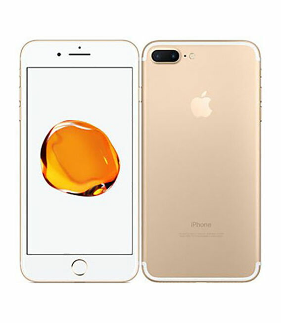 【中古】【安心保証】 iPhone7 Plus[32GB] SIMロック解除 SoftBank ゴールド