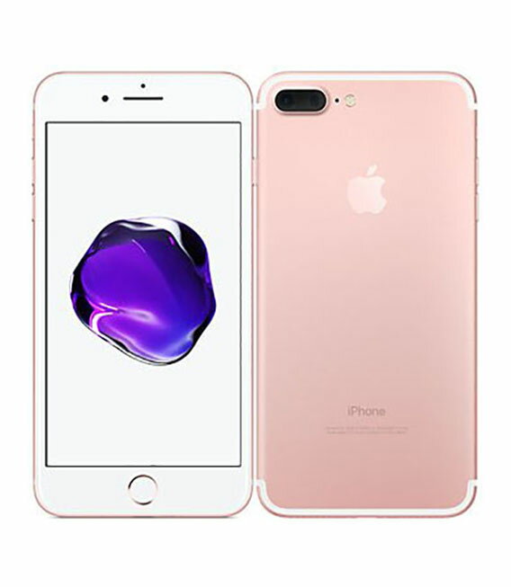 【中古】【安心保証】 iPhone7 Plus[128GB] SIMロック解除 SoftBank ローズゴールド