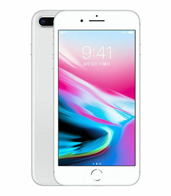 【中古】【安心保証】 iPhone8 Plus[256GB] SIMロック解除 docomo シルバー