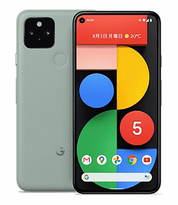 【中古】【安心保証】 Google Pixel 5[128GB] SoftBank ソータセージ