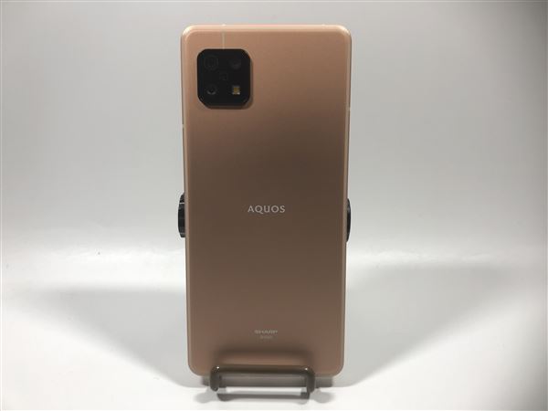 【中古】【安心保証】 AQUOS sense6 SHG05[64GB] au ライトカッパー