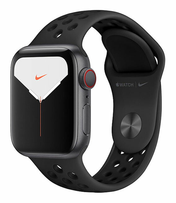 【中古】【安心保証】 Series5 40mm セルラー アルミニウム スペースグレイ Apple Watch Nike MX3D2J