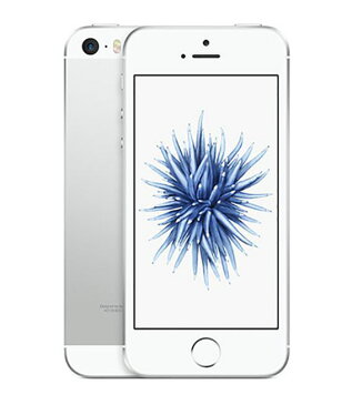 【中古】【安心保証】 SoftBank iPhoneSE[64G] シルバー SIMロック解除済