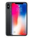 【中古】【安心保証】 iPhoneX[64GB] SIMロック解除 docomo スペースグレイ