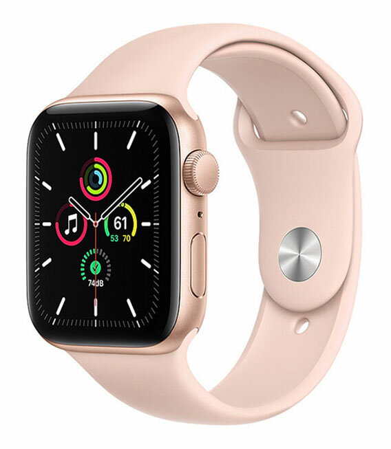 【中古】【安心保証】 SE 第1世代[44mm GPS]アルミニウム ゴールド Apple Watch MYDR2J