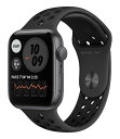 【中古】【安心保証】 SE 第1世代[44mm GPS]アルミニウム スペースグレイ Apple Watch Nike MYYK2J