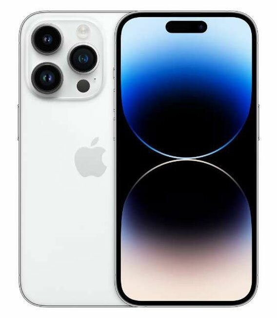 【中古】【安心保証】 iPhone14 Pro Max[128GB] 楽天モバイル シルバー