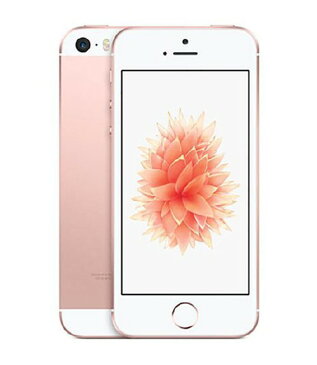 【中古】【安心保証】 au iPhoneSE[64G] ローズゴールド