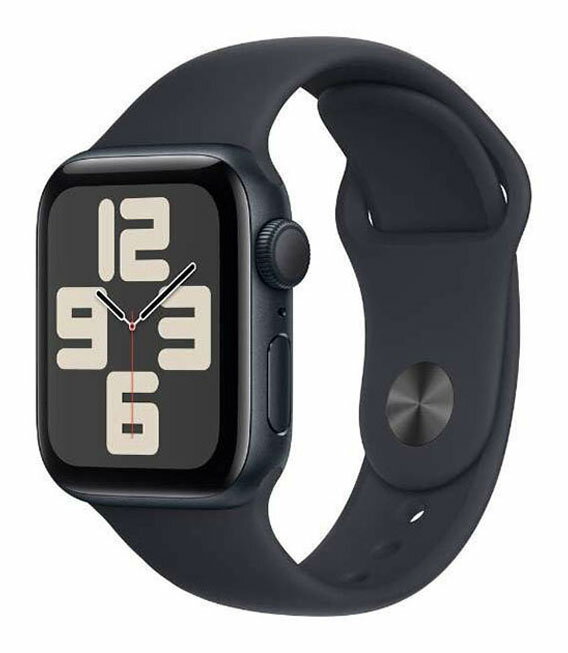 【中古】【安心保証】 SE 第2世代[40mm GPS]アルミニウム ミッドナイト Apple Watch MR9X3J