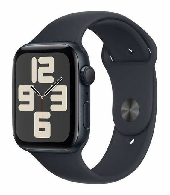 【中古】【安心保証】 SE 第2世代[44mm GPS]アルミニウム ミッドナイト Apple Watch MRE93J