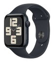 【中古】【安心保証】 SE 第2世代[44mm GPS]アルミニウム ミッドナイト Apple Watch MRE73J