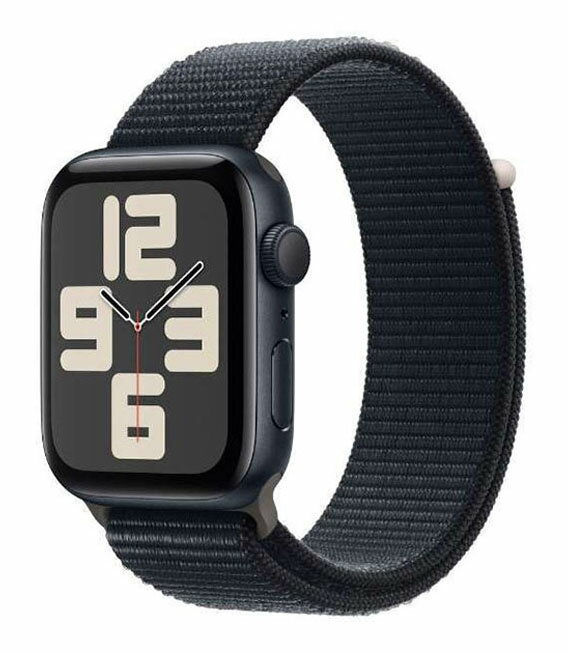 【中古】【安心保証】 SE 第2世代[44mm GPS]アルミニウム ミッドナイト Apple Watch MREA3J