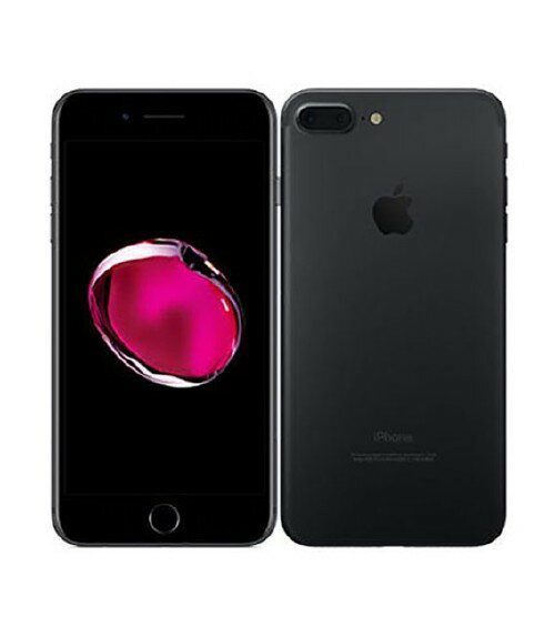 【中古】【安心保証】 iPhone7 Plus[32GB] au ブラック