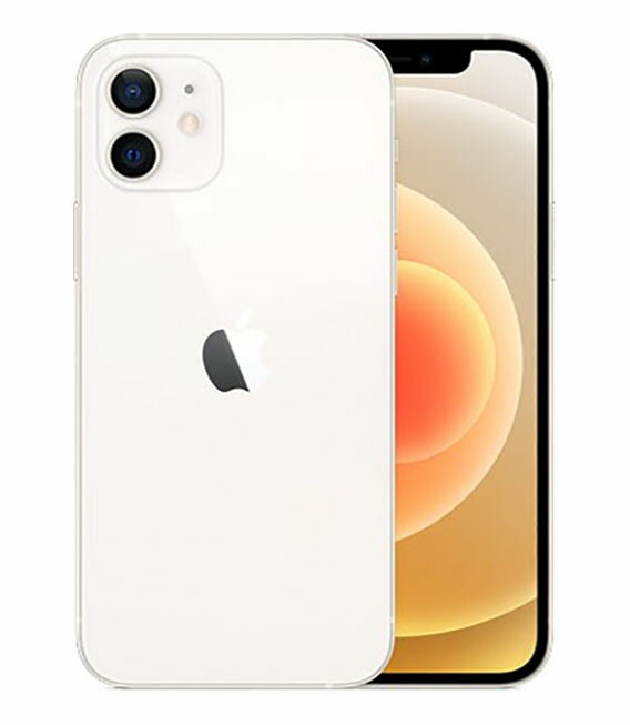 【中古】【安心保証】 iPhone12[64GB] au MGHP3J ホワイト