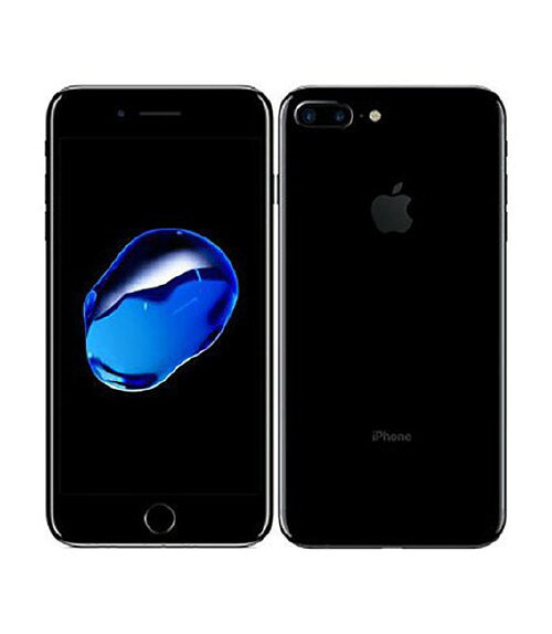 【中古】【安心保証】 iPhone7 Plus[128GB] au ジェットブラック