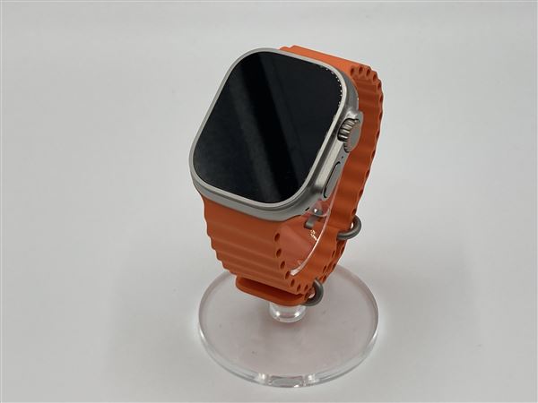 【中古(未使用買取品)】 Apple Watch Series 9 GPS+Cellularモデル 45mm MRMN3J/A (シルバーステンレススチールケース/ストームブルースポーツバンド S/M)
