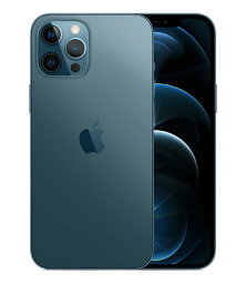 【中古】【安心保証】 iPhone12 Pro Max[256GB] au MGD23J パシフィックブルー