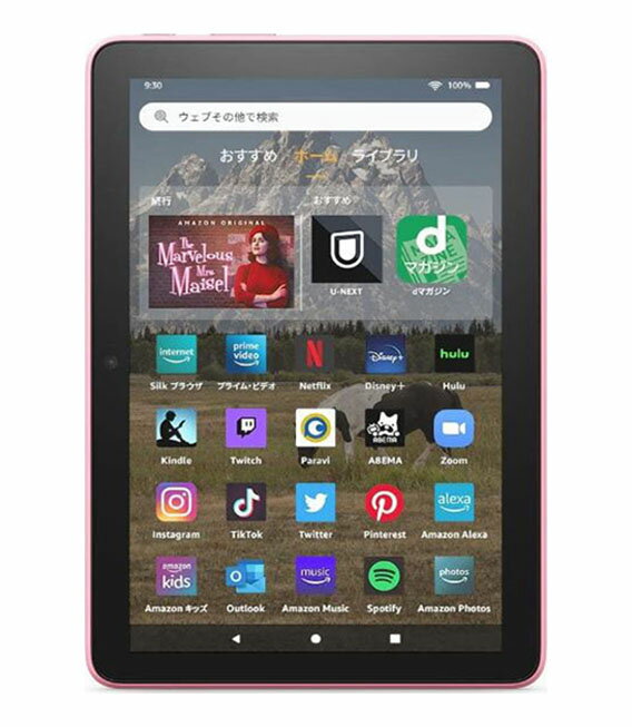 【中古】【安心保証】 Fire HD 8 第12世代 2022[64GB] Wi-Fiモデル ローズ