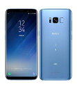 【中古】【安心保証】 Galaxy S8 SCV36 64GB au コーラルブルー