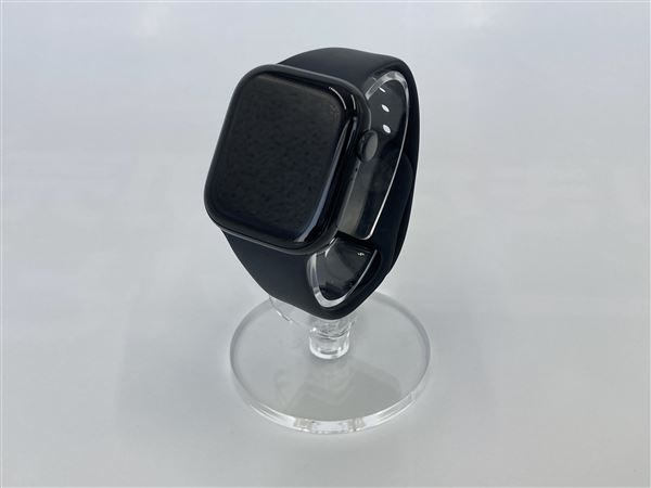 【中古】【安心保証】 Series10[42mm/セルラー]アルミ ジェットブラック Apple Watch