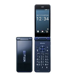 【中古】【安心保証】 カメラレスケータイ SH-02K[8GB] docomo ブルーブラック