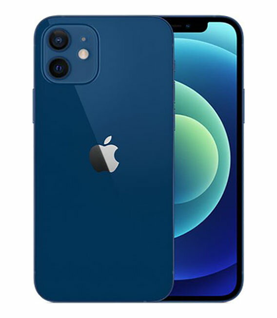 【中古】【安心保証】 iPhone12[256GB] SIMフリー ブルー