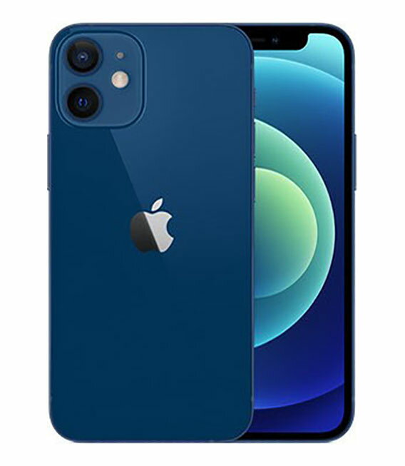 【中古】【安心保証】 iPhone12 mini[128GB] SIMフリー MGDP3J ブルー