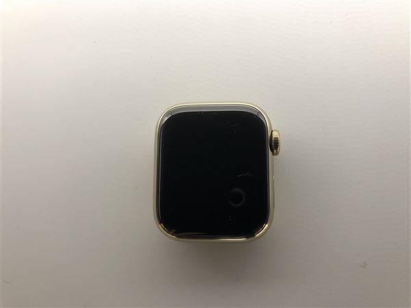 【中古】【安心保証】 バンド無 Series9[41mm/セルラー]ステンレス ゴールド Apple Watch