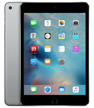 【中古】【安心保証】 SIMフリー iPadmini4[128G] グレイ