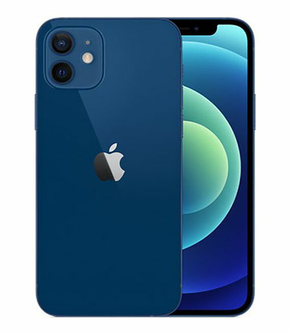 【中古】【安心保証】 iPhone12[256GB] SIMロック解除 docomo ブルー