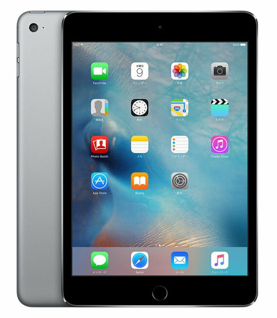 【中古】【安心保証】 iPad mini 7.9インチ 第4世代[128GB] セルラー SIMフリー スペースグレイ