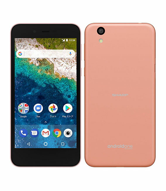 【中古】【安心保証】 SHARP Android One S3[32GB] SoftBank ピンク