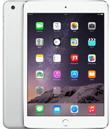 【中古】【安心保証】 iPadmini3 7.9インチ[128GB] セルラー au シルバー