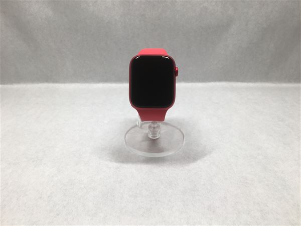 【中古】【安心保証】 Series9[45mm/セルラー]アルミ レッド Apple Watch