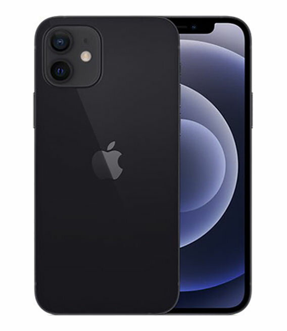 【中古】【安心保証】 iPhone12[64GB] SIMロック解除 SB/YM ブラック