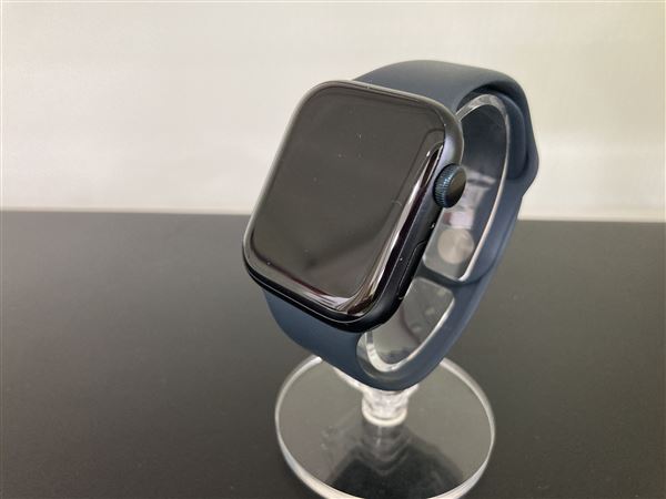 【中古】【安心保証】 Series9[45mm/GPS]アルミ ミッドナイト Apple Watch