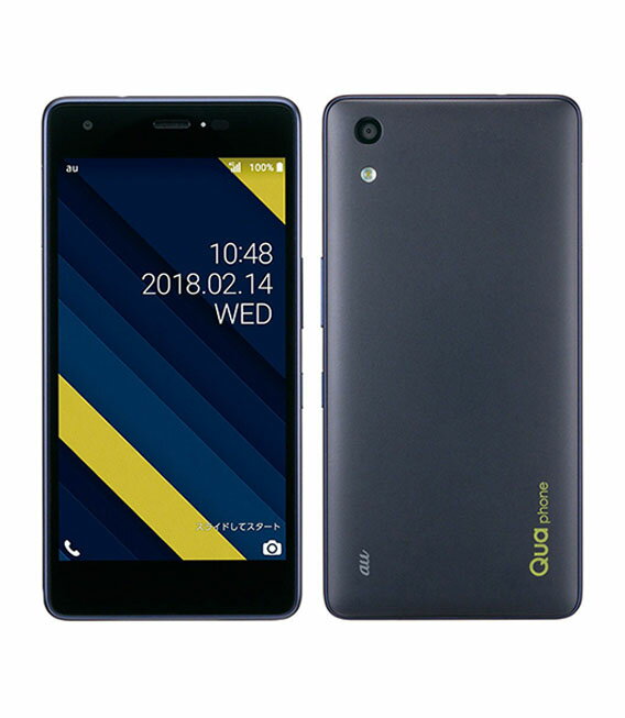 【中古】【安心保証】 Qua phone QZ[32GB] au インディゴ